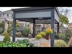 Gazebo innovador con techo de metal: redefiniendo la vida al aire libre con excelencia de aluminio
