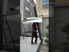Patio exterior de pergola de aluminio con ventilación libre