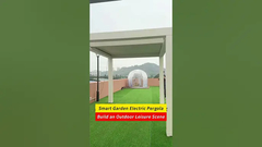 Pergola con alfombra, personaliza tu mundo al aire libre! #pergola #al aire libre #jardín #gazebo #diseño #gazebo